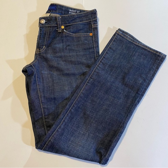 Martin & OSA jeans waist 27”, OSA bootcut, distressed, slight stretch GUC - Picture 5 of 10